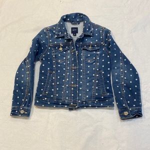Gap Kids Polka Dot Jean Jacket